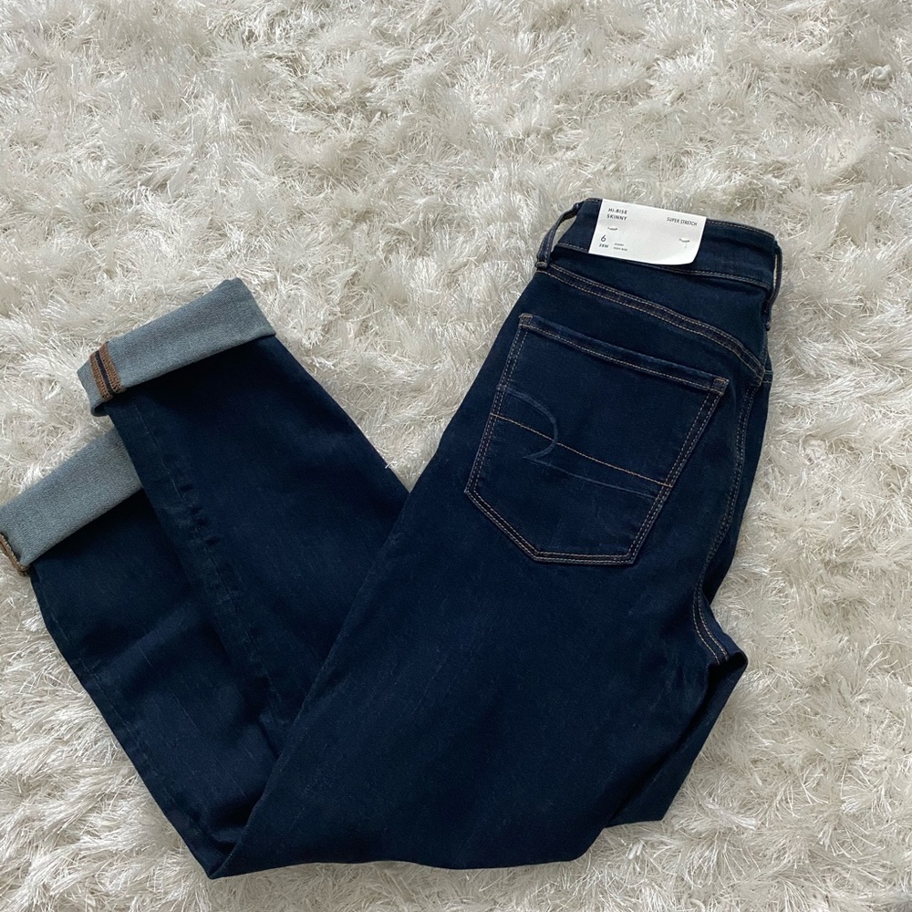 American eagle jeans high waisted super stretch